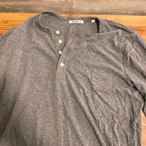 Buck Mason 1/4 zip Henley